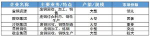 廢鋼行業(yè)重點(diǎn)企業(yè)及未來發(fā)展趨勢分析