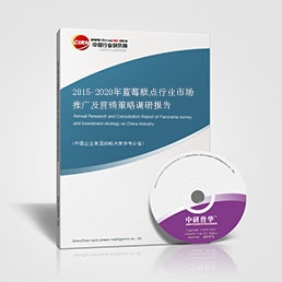 2015-2020年藍莓糕點行業(yè)市場推廣及營銷策略調研報告