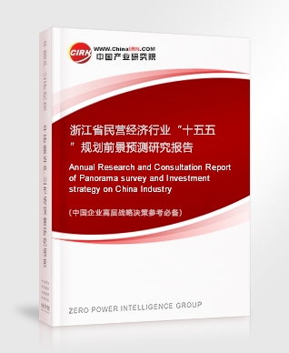 浙江省民營經(jīng)濟行業(yè)“十五五”規(guī)劃前景預(yù)測研究報告